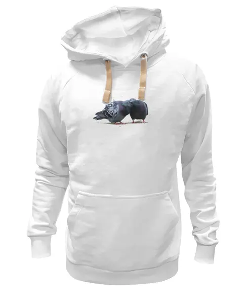 Заказать премиальную одежду в Москве. Толстовка Wearcraft Premium унисекс Голубки от Balloge - готовые дизайны и нанесение принтов.