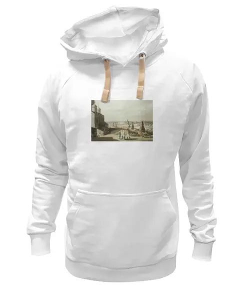 Заказать премиальную одежду в Москве. Толстовка Wearcraft Premium унисекс Вид Москвы от klip - готовые дизайны и нанесение принтов.