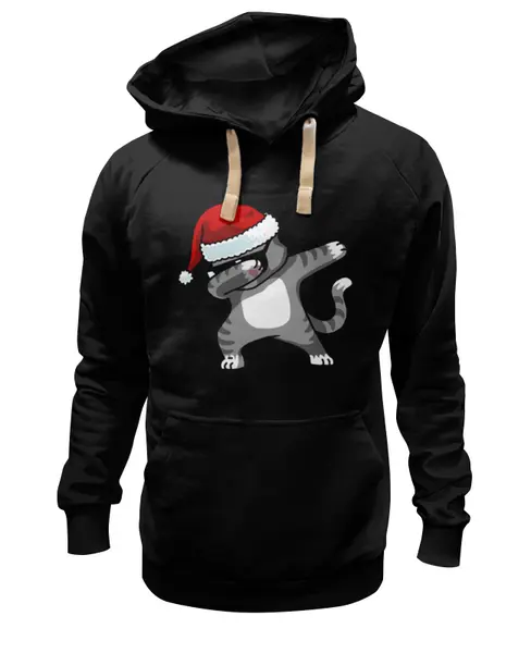 Заказать премиальную одежду в Москве. Толстовка Wearcraft Premium унисекс Dabbing Cat от skynatural - готовые дизайны и нанесение принтов.