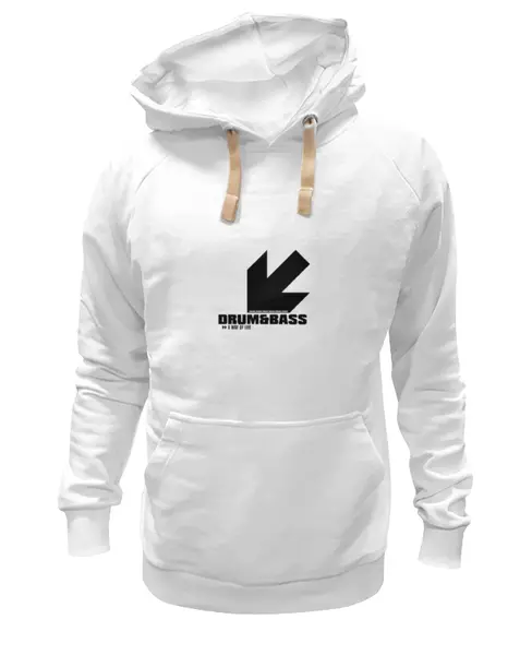 Заказать премиальную одежду в Москве. Толстовка Wearcraft Premium унисекс Drum 'n'Bass от Дарья  - готовые дизайны и нанесение принтов.