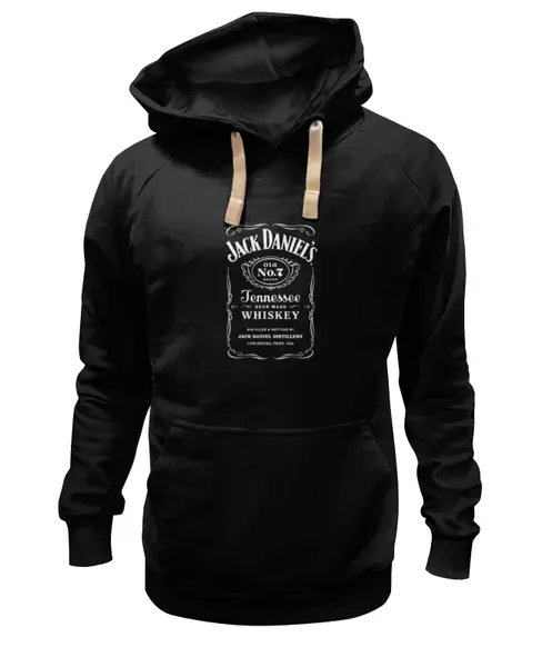 Заказать премиальную одежду в Москве. Толстовка Wearcraft Premium унисекс "Jack Daniels" от Ева Гришаева - готовые дизайны и нанесение принтов.