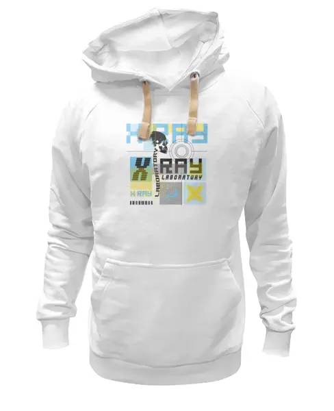 Заказать премиальную одежду в Москве. Толстовка Wearcraft Premium унисекс Laboratory X Ray от balden - готовые дизайны и нанесение принтов.
