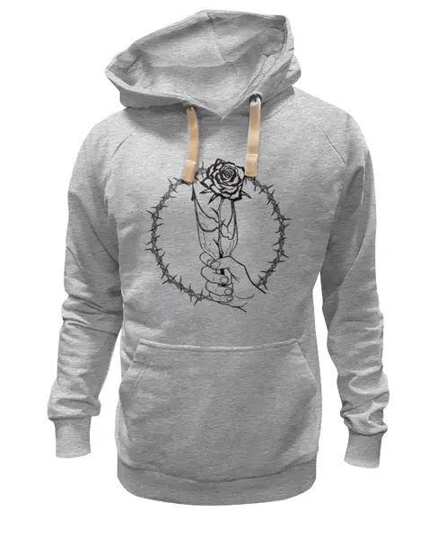 Заказать премиальную одежду в Москве. Толстовка Wearcraft Premium унисекс Розочки от alice_tanatos - готовые дизайны и нанесение принтов.