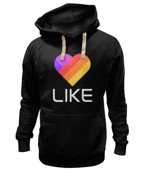 Заказать премиальную одежду в Москве. Толстовка Wearcraft Premium унисекс Like  от DESIGNER   - готовые дизайны и нанесение принтов.