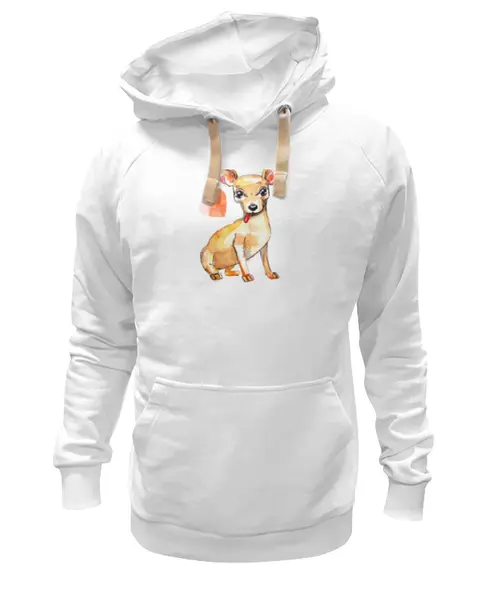Заказать премиальную одежду в Москве. Толстовка Wearcraft Premium унисекс Pam-pam-pam-pa-pa... Chihuahua! от Evgenia Bandagnomych - готовые дизайны и нанесение принтов.