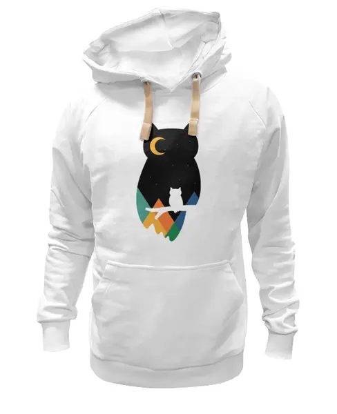 Заказать премиальную одежду в Москве. Толстовка Wearcraft Premium унисекс Сова (Owl) от trugift - готовые дизайны и нанесение принтов.
