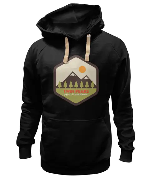 Заказать премиальную одежду в Москве. Толстовка Wearcraft Premium унисекс Твин Пикс от cherdantcev - готовые дизайны и нанесение принтов.