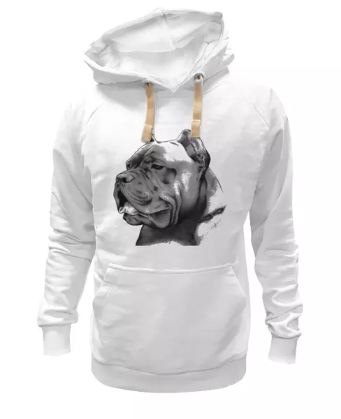 Заказать премиальную одежду в Москве. Толстовка Wearcraft Premium унисекс Морда пса от matveev - готовые дизайны и нанесение принтов.