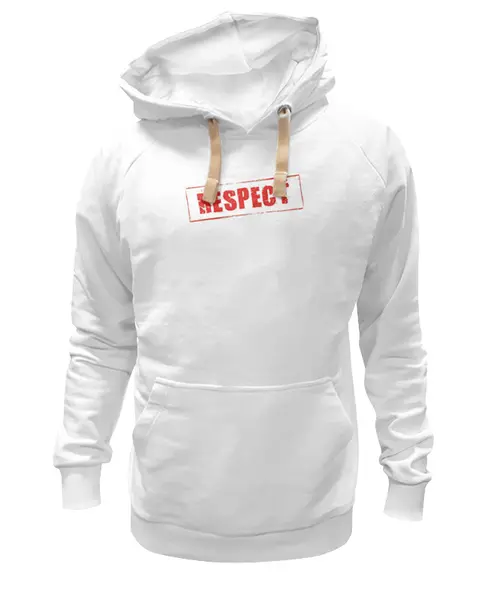 Заказать премиальную одежду в Москве. Толстовка Wearcraft Premium унисекс Respect от Leichenwagen - готовые дизайны и нанесение принтов.