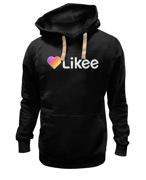 Заказать премиальную одежду в Москве. Толстовка Wearcraft Premium унисекс Likee  от DESIGNER   - готовые дизайны и нанесение принтов.