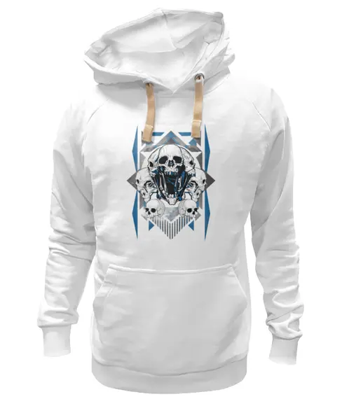 Заказать премиальную одежду в Москве. Толстовка Wearcraft Premium унисекс Черепушки от Polilog - готовые дизайны и нанесение принтов.