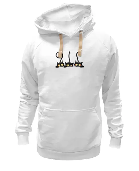 Заказать премиальную одежду в Москве. Толстовка Wearcraft Premium унисекс Кошки 4 от Виктор Гришин - готовые дизайны и нанесение принтов.