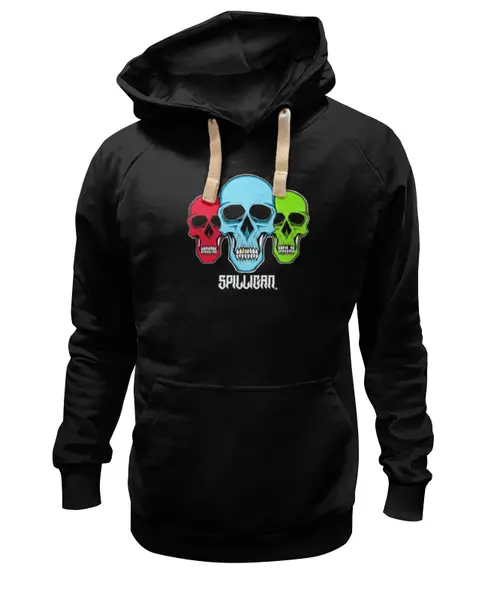 Заказать премиальную одежду в Москве. Толстовка Wearcraft Premium унисекс Skull Art от Leichenwagen - готовые дизайны и нанесение принтов.