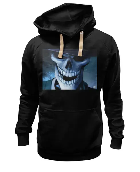 Заказать премиальную одежду в Москве. Толстовка Wearcraft Premium унисекс Skull Art от Leichenwagen - готовые дизайны и нанесение принтов.