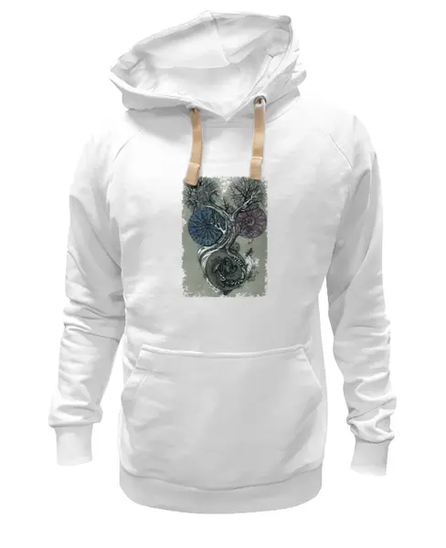 Заказать премиальную одежду в Москве. Толстовка Wearcraft Premium унисекс "Древо" от lelorra - готовые дизайны и нанесение принтов.