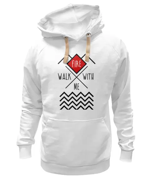Заказать премиальную одежду в Москве. Толстовка Wearcraft Premium унисекс Твин Пикс от geekbox - готовые дизайны и нанесение принтов.