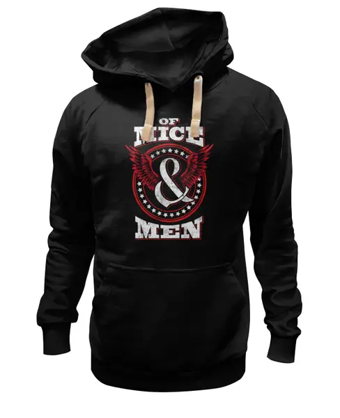 Заказать премиальную одежду в Москве. Толстовка Wearcraft Premium унисекс Of Mice & Men от geekbox - готовые дизайны и нанесение принтов.
