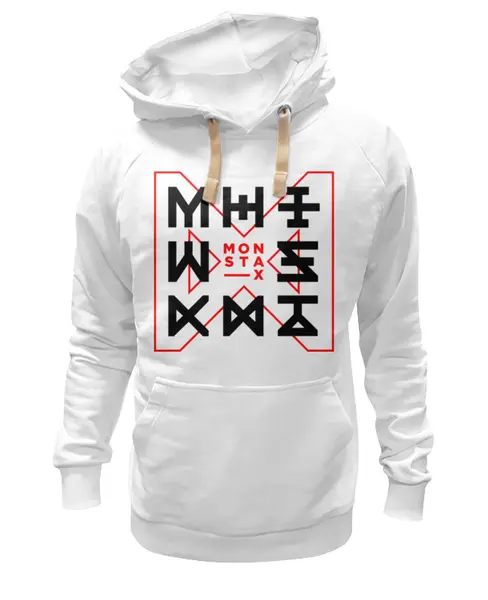 Заказать премиальную одежду в Москве. Толстовка Wearcraft Premium унисекс Monsta X от geekbox - готовые дизайны и нанесение принтов.