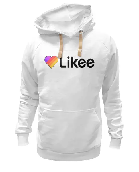 Заказать премиальную одежду в Москве. Толстовка Wearcraft Premium унисекс Likee  от DESIGNER   - готовые дизайны и нанесение принтов.