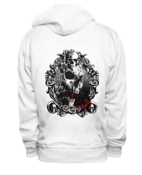 Заказать премиальную одежду в Москве. Толстовка Wearcraft Premium унисекс Skull - 13 от Vladec11 - готовые дизайны и нанесение принтов.