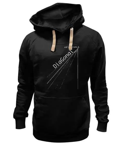 Заказать премиальную одежду в Москве. Толстовка Wearcraft Premium унисекс Диагональ от siatria - готовые дизайны и нанесение принтов.