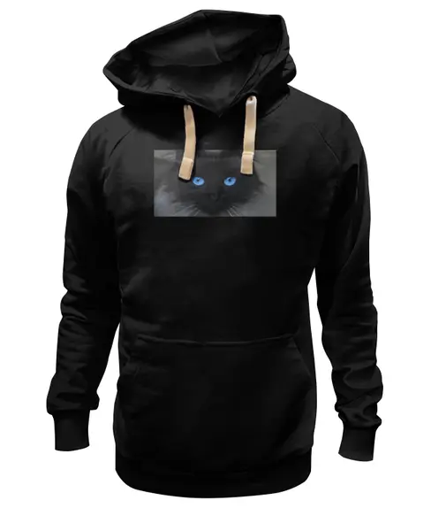 Заказать премиальную одежду в Москве. Толстовка Wearcraft Premium унисекс кошка с  красивыми глазами от sofia2003 - готовые дизайны и нанесение принтов.