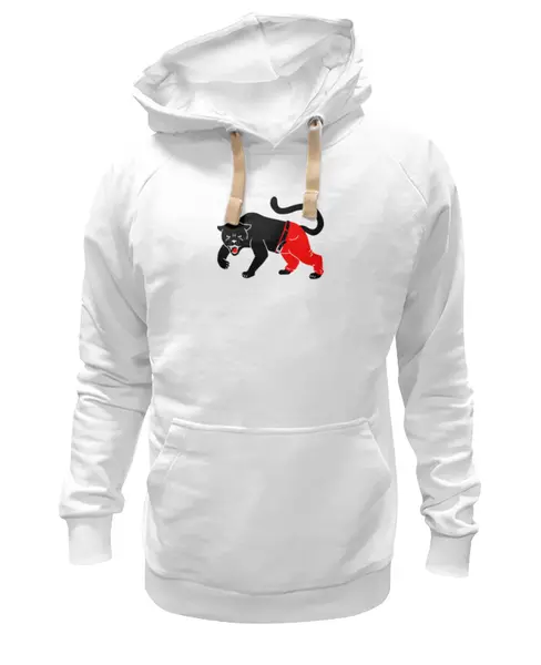 Заказать премиальную одежду в Москве. Толстовка Wearcraft Premium унисекс Чёрная пантера от fanart - готовые дизайны и нанесение принтов.