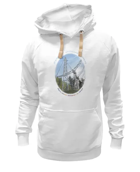 Заказать премиальную одежду в Москве. Толстовка Wearcraft Premium унисекс Сувениры города Пущино от Andy Quarry - готовые дизайны и нанесение принтов.