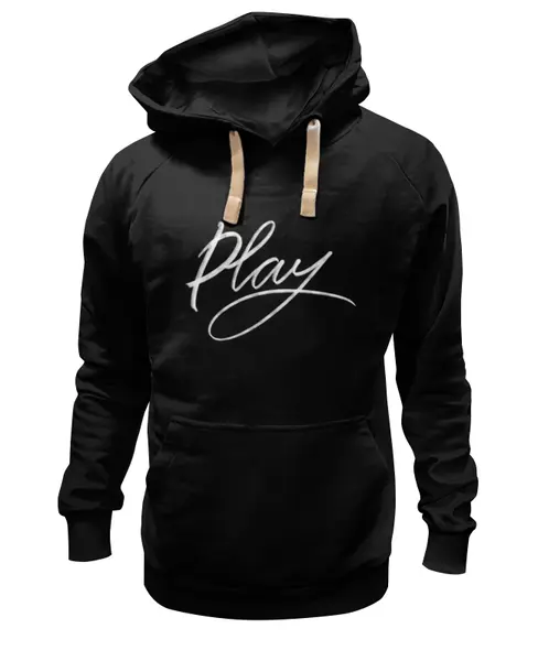 Заказать премиальную одежду в Москве. Толстовка Wearcraft Premium унисекс Play - Играй от Юлия Рушанская - готовые дизайны и нанесение принтов.