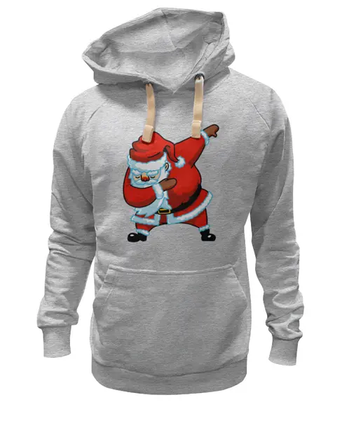 Заказать премиальную одежду в Москве. Толстовка Wearcraft Premium унисекс Dabbing Santa от skynatural - готовые дизайны и нанесение принтов.