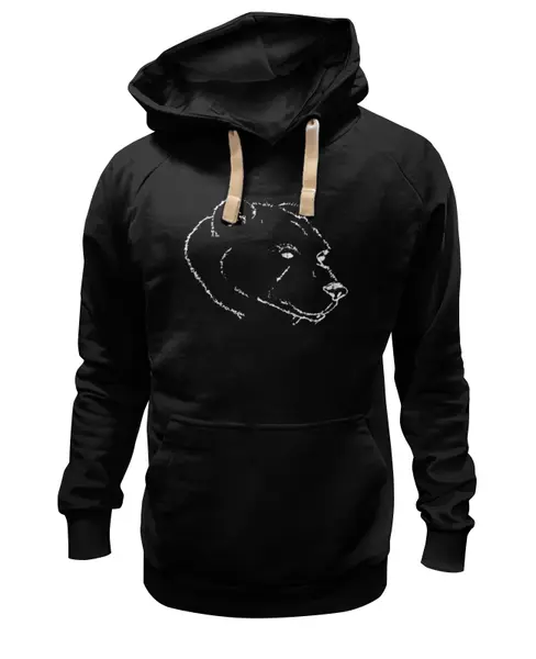 Заказать премиальную одежду в Москве. Толстовка Wearcraft Premium унисекс Медведь от Мадвед - готовые дизайны и нанесение принтов.