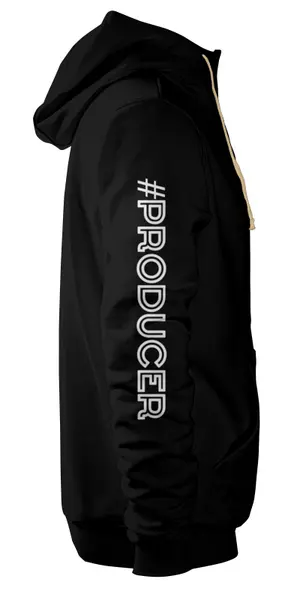 Заказать премиальную одежду в Москве. Толстовка Wearcraft Premium унисекс AFR Black T1 #PRODUCER (Music Life) от Максим Мельник - готовые дизайны и нанесение принтов.