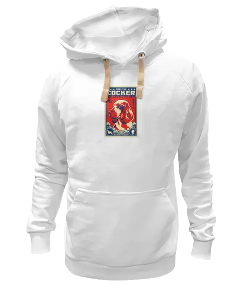 Заказать премиальную одежду в Москве. Толстовка Wearcraft Premium унисекс Собака: COCKER SPANIEL от Виктор Гришин - готовые дизайны и нанесение принтов.