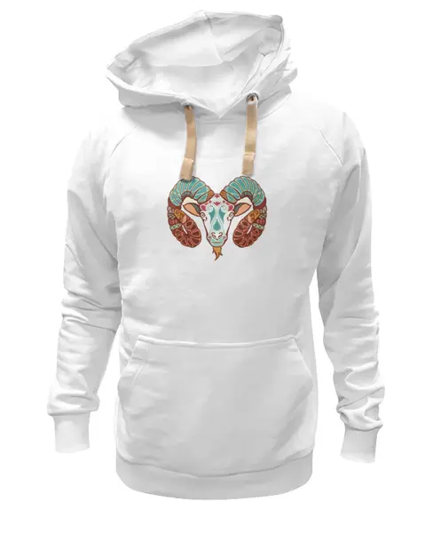 Заказать премиальную одежду в Москве. Толстовка Wearcraft Premium унисекс Овен - Aries от trend - готовые дизайны и нанесение принтов.