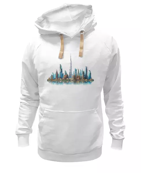 Заказать премиальную одежду в Москве. Толстовка Wearcraft Premium унисекс Дубай от Александр Серебренников - готовые дизайны и нанесение принтов.