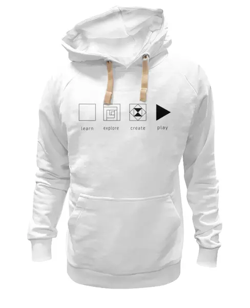 Заказать премиальную одежду в Москве. Толстовка Wearcraft Premium унисекс Творческий процесс от ISliM - готовые дизайны и нанесение принтов.