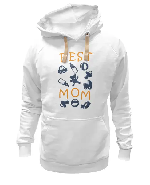 Заказать премиальную одежду в Москве. Толстовка Wearcraft Premium унисекс Best Mom от litium - готовые дизайны и нанесение принтов.