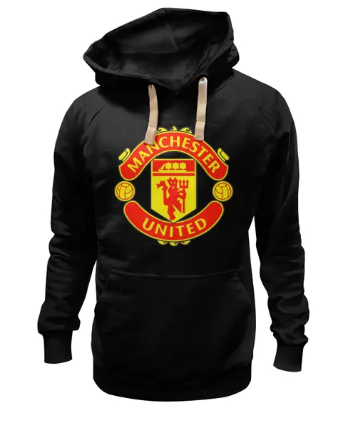 Заказать премиальную одежду в Москве. Толстовка Wearcraft Premium унисекс Manchester United от margo23 - готовые дизайны и нанесение принтов.