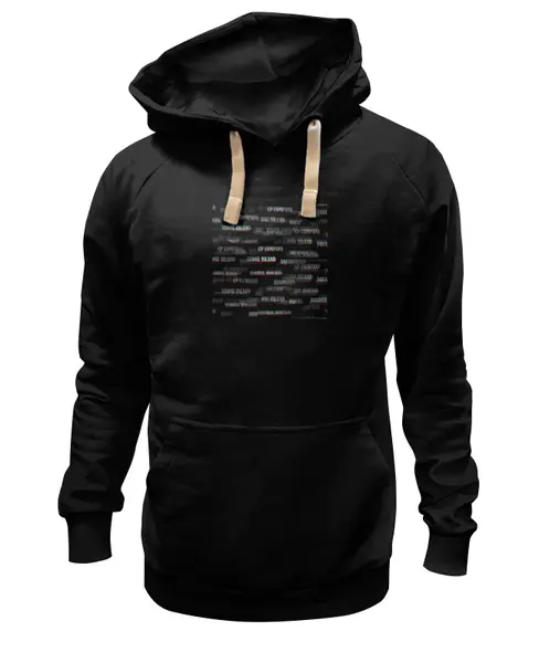 Заказать премиальную одежду в Москве. Толстовка Wearcraft Premium унисекс Илюзионный принт с логотипами брендов от vasilij - готовые дизайны и нанесение принтов.