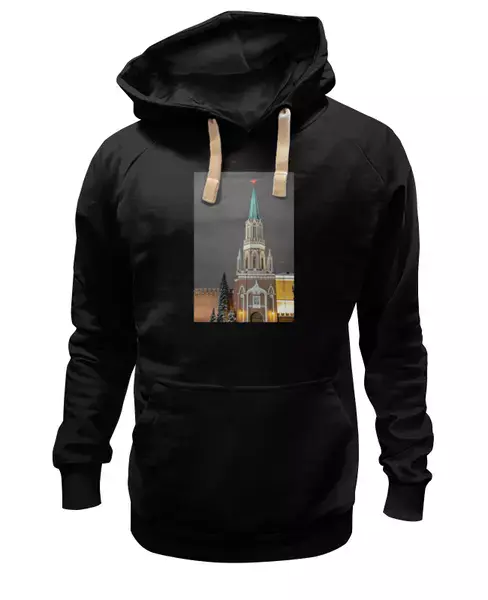 Заказать премиальную одежду в Москве. Толстовка Wearcraft Premium унисекс Никольская башня от Anstey  - готовые дизайны и нанесение принтов.
