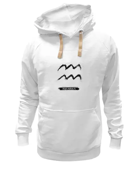 Заказать премиальную одежду в Москве. Толстовка Wearcraft Premium унисекс Знак зодиака Водолей от Антон Пак - готовые дизайны и нанесение принтов.