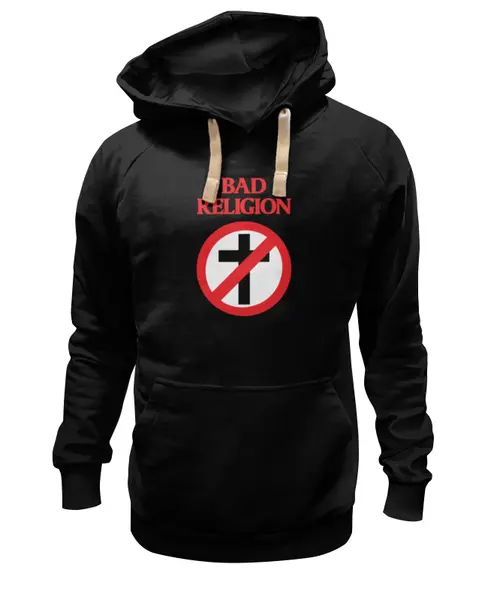 Заказать премиальную одежду в Москве. Толстовка Wearcraft Premium унисекс Bad Religion от Pomidor - готовые дизайны и нанесение принтов.