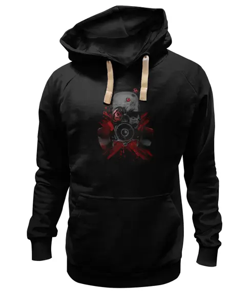 Заказать премиальную одежду в Москве. Толстовка Wearcraft Premium унисекс Skull Art от Leichenwagen - готовые дизайны и нанесение принтов.