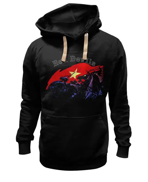 Заказать премиальную одежду в Москве. Толстовка Wearcraft Premium унисекс Red devils от baradin baradin - готовые дизайны и нанесение принтов.
