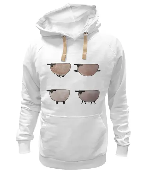 Заказать премиальную одежду в Москве. Толстовка Wearcraft Premium унисекс FOUR SHEEP от polinanikm@gmail.com - готовые дизайны и нанесение принтов.