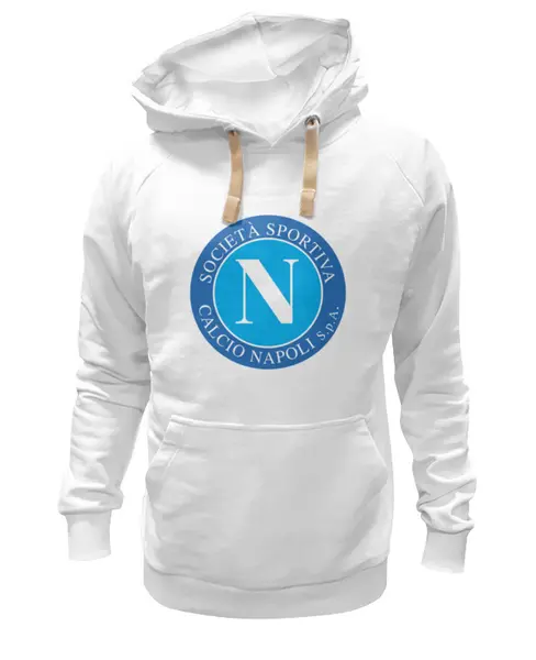 Заказать толстовку в Москве. Толстовка Wearcraft Premium унисекс Calcio Napoli от THE_NISE  - готовые дизайны и нанесение принтов.