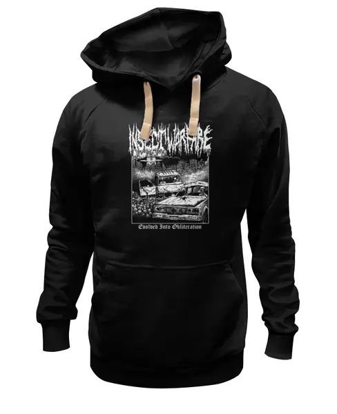 Заказать премиальную одежду в Москве. Толстовка Wearcraft Premium унисекс Insect Warfare Band от Leichenwagen - готовые дизайны и нанесение принтов.