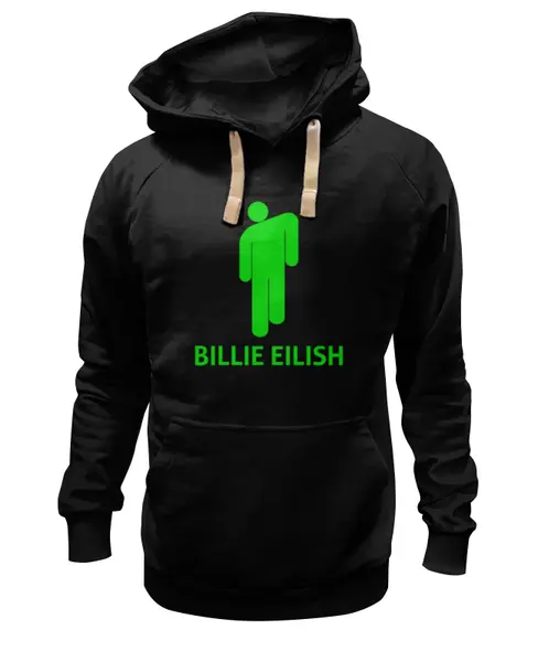 Заказать премиальную одежду в Москве. Толстовка Wearcraft Premium унисекс Billie Eilish от DESIGNER   - готовые дизайны и нанесение принтов.