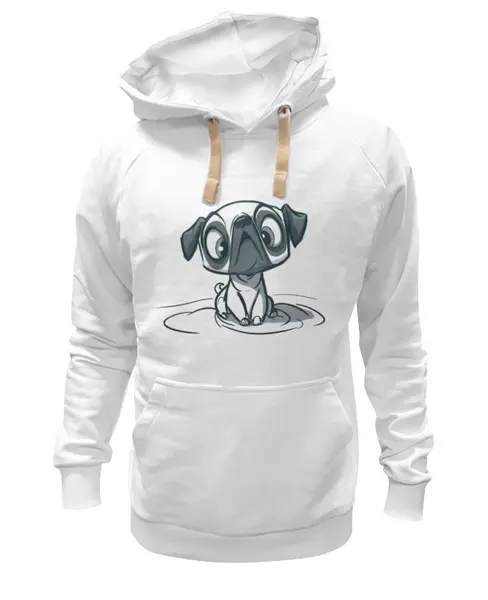 Заказать премиальную одежду в Москве. Толстовка Wearcraft Premium унисекс Puggy от Дана Столыпина - готовые дизайны и нанесение принтов.