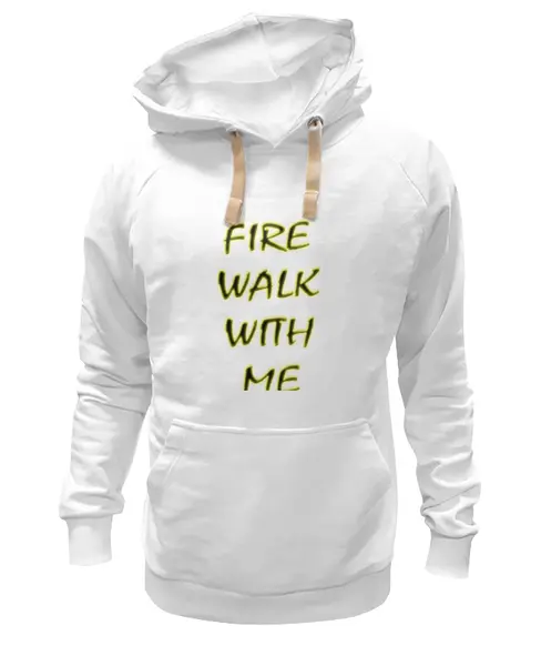 Заказать премиальную одежду в Москве. Толстовка Wearcraft Premium унисекс Fire Walk With Me от lixta - готовые дизайны и нанесение принтов.